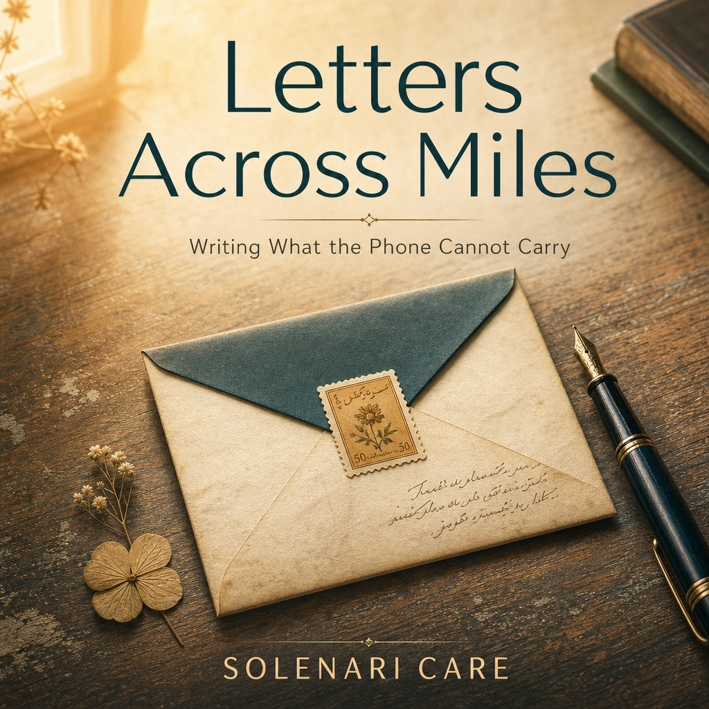 Letters Across Miles — Writing What the Phone Cannot Carry